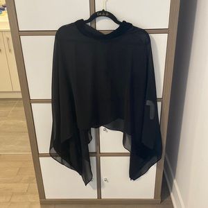 Zara cape blouse
